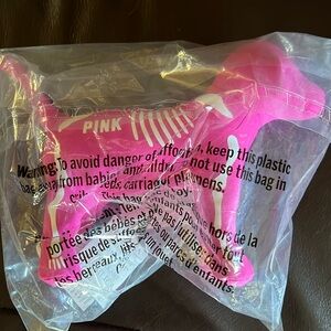 VS Pink skeleton plush mini dog.